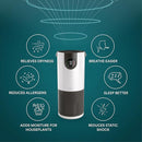 Homedics 2-in-1 Cool Mist Humidifier & Air Purifier – Humidifies & Purifies Air, Digital Air Quality Sensor, Auto Mode, Stylish Tower Design, Ideal for Medium-Large Rooms by TinyTreasures Baby Boutique