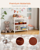 KALLAX Small Woven Basket, 12 x 8 x 4.5 Inches, Storage Basket for Organizing, Cute Small Rope Shelf Closet Cube Storage Bins Baskets for Shelves, Dog Toy Gift Baskets Empty, 3 Pack Rust Red by TinyTreasures Baby Boutique