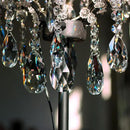 1ft 10pcs Teardrop Crystals Garland, Hanging Chandelier Crystals Prism Beads Chain for Wedding Home Decoration Clear GOLDENHAITAI by GreenHaven Gardens