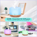 Diffuserlove Diffuser Essential Oil Diffusers 500ML Remote Control Aroma Diffuser Cool Mist Aromatherapy Diffuser with Mute Design, Timer and Auto Shut-Off for Office Living Room Yellow by TinyTreasures Baby Boutique