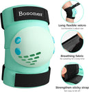 BOSONER Kids/Youth Knee Pad Elbow Pads for Roller Skates Cycling BMX Bike Skateboard Inline Rollerblading, Skating Skatings Scooter Riding Sports by TinyTreasures Baby Boutique