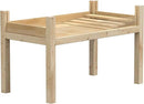 Greenes Fence Original Cedar Elevated Garden Bed, 24" W x 48" L x 31" H - Made in USA with North American Cedar by GreenHaven Gardens