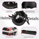 Kids Bike Helmet Set Adjustable Helmet for Ages 3-15 Kids Toddler Boys Girls Youth, Multi-Sport Bicycle Skateboarding Football Rollerskating Scooter Rollerblade Balance Bike Helmets by TinyTreasures Baby Boutique