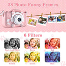 Kids Camera Toys for 3 4 5 6 7 8 9 10 11 12 Year Old Boys/Girls, Kids Digital Camera for Toddler with Video, Christmas Birthday Festival Gifts for Kids, Selfie Camera for Child, 32GB TF Card by TinyTreasures Baby Boutique