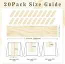 10FT 20 Pack Beige Cheesecloth Table Runner 20 x 120 Inch Long Rustic Gauze Fabric Cheese Cloth Table Runner for Wedding Bridal Baby Shower Table Decorations Boho Sheer Birthday Party Table Decor by CozyNest Decor