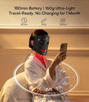 INIA Red Light Therapy Mask for Face – 4 Light Modes with 850nm NIR, Red & Blue LED Light Therapy, 2600mAh Rechargeable LED Face Mask for Anti-Aging, Skin Firming & Radiant Glow at Home by CozyNest Decor