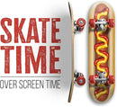 24 inch Rude Boyz Mini Cruiser Skateboard - Aluminium Trucks - Kids Skateboard Ages 5-8 Beginner - Skateboards for Kids by TinyTreasures Baby Boutique