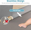 BABY JOY Bed Rail for Toddlers, 77'' Extra Long, Height Adjustable & Foldable Baby Bed Rail Guard w/Storage Pocket & Double Safety Child Lock for Kids Twin Double Full Size Queen King Mattress (Gray) by TinyTreasures Baby Boutique