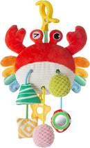 Car Seat Toy for Babies 0-6 Months, Stroller Toy with a Convenient clip, Carseat Toys Hanging Baby Accessories,Built-In Bell, Rattle,Squeaky,Mirror for infant,Babies Gift 0-3-6-12 months Boy Girl by TinyTreasures Baby Boutique