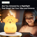 Combined Bluetooth Speaker & Nightlight With 9 Color Emissions, Child Friendly Silicone & BPA Free, USB Recharging, Receives Audio From Computer, Phone Or Tablet, and includes Remote Control (Monkey) by TinyTreasures Baby Boutique