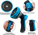 100Ft Non-Expandable Garden Hose, Flexible Water Hose with 10-Pattern Spray Nozzle, Lightweight Hose Pipe, Kink-Free, Leak-Proof, 3/4" Solid Metal Fittings by GreenHaven Gardens