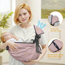 Baby Carrier Newborn to Toddler,Adjustable Baby Sling Carrier,Comfortable and Lightweight Toddler Carrier for 25-60 lbs,Ideal for Shopping Travelling by TinyTreasures Baby Boutique