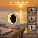 Sunrise Alarm Clock, White Noise Machine & Meteor Moonlight - 10 Soothing Sounds, Dual Alarms, 30/60/90min Timer, Easy Snooze - Bedroom Gift for Insomnia Adults/Women - White by TinyTreasures Baby Boutique