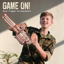ROKR Gun 3D Puzzles for Adults, Wooden 3D Puzzle Rubber Bands Gun Toy, Rotating-Barrel Machine Gun, Wood Model Craft Kits, Cool Hobbies Birthday Gifts for Men Teen Boys 14+ by TinyTreasures Baby Boutique