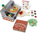 Melissa & Doug Top & Bake Wooden Pizza Counter Play Set (41 Pcs) - FSC Certified by TinyTreasures Baby Boutique