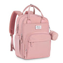 RUVALINO Diaper Bag Backpack, Multifunction Travel Back Pack for Girls, Maternity Baby Changing Bags with Changing Pad for Mom, Large Capacity, Waterproof and Stylish, Pink by TinyTreasures Baby Boutique