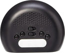 Amazon Basics Small Digital Oval Alarm Clock With LED Display, Nightlight & Battery Backup, Black, 4.5 x 3.5 x 2.4 Inches by CozyNest Decor