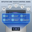Commercial Ice Maker Machine 120LBS/24H with 30LBS Storage Bin, 15" Wide Undercounter/Freestanding Ice Maker Machine for Home Bar Outdoor, 40PCS Ice Cubes Ice Machine, Self Cleaning by CozyNest Decor