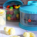 Innobaby Packin' Smart Stackable and Portable Storage System for Formula, Liquid, Baby Snacks and More. 3 Stackable Cups in Lime. BPA Free, 12 Ounce by TinyTreasures Baby Boutique