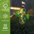 dreamysoul Solar Garden Lights, Outdoor Solar Cactus Lights Stake Waterproof for Garden Patio Yard Pathway Decoration by GreenHaven Gardens