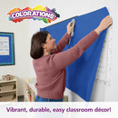 Colorations Arts and Crafts Paper Roll - 36" x 1000', Royal Blue, Dual Surface, Markers, Finger Paints, Painting, Watercolors, Acrylic Paints, Wall Art, Bulletin Board Paper, Kids Crafts (Item