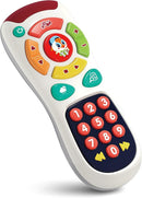 My Remote, My Program – Baby Remote Control Toy for 6 Months Old and Up – 20 Unique Learning Remote Buttons, Plays Baby Music Tunes, Flashing Lights, BPA Free and More by TinyTreasures Baby Boutique
