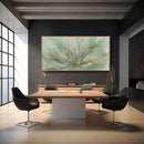 Framed Canvas Prints Gold Line Poster Abstract Wall Ar Green Pictures Wall Decor 29"x 58" Modern Artwork Large Wall Decorations for Living Room Home by CozyNest Decor