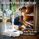 Shoe Dryer & Boot Dryer with Deodorizer – Shoe-Friendly Technology, Shoe Warmer with Heat Blower Fan, Dries 4 Shoes at Once and Odor Removal - Ideal for Ski Shoes, Boots, Gloves, and Hats by CozyNest Decor
