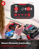 WhalesBot Rocky Smart Robot Car Coding & Remote Control Kit for Kids 8-16, Modular/Scratch/Python/C Programming, Educational Engineering Science Toy Set with Multiple Sensors and Smart Controller by TinyTreasures Baby Boutique