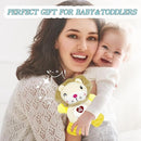 Baby Musical Activity Soft Toys with Sound & Light, Sensory Toys for Infant Developmental with Teether, Rattle and Textures, Soft Plush Toy for Newborn Gift 6 to 12 Months (Lion) by TinyTreasures Baby Boutique