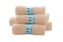 HIPHOP PANDA Baby Washcloths, Rayon Made from Bamboo - 2 Layer Ultra Soft Absorbent Newborn Bath Face Towel - Reusable Baby Wipes for Delicate Skin - Brown, 30 Pack by TinyTreasures Baby Boutique