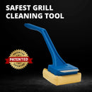 Grill Rescue BBQ Replaceable Scraper Cleaning Head, Bristle Free - Safe, Durable and Unique Scraper Tools for Cast Iron or Stainless-Steel Grates, Barbecue Cleaner (GB3000) by GreenHaven Gardens