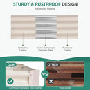 Galvanized Raised Garden Bed - 4x2x1ft Metal Garden Planter Box Outdoor | Steel Raised Bed Kit with Bracing Rods, Gloves for Gardening Vegetables Fruits and Flowers (White) by GreenHaven Gardens