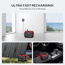 Portable Power Station, 97Wh Solar Generator, Lithium Battery Power with 110V AC 150W Peak Socket/DC/USB QC3.0/LED Light for Outdoor Camping Trip Home Backup Emergency by TinyTreasures Baby Boutique