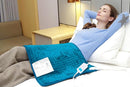 Ruqiji 17''x33'' XXXL King Size Heating Pad with Fast-Heating Technology&10 Temperature Settings, Flannel Electric Heating Pad/Pain Relief for Back/Neck/Shoulders/Menstrual Pain/Leg Cramp (Light Teal) by CozyNest Decor