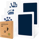 2-Pack Inkless Baby Hand and Footprint Kit - Mess Free Ink Pad for Newborn Keepsake, Dog Nose & Paw Print Kit, Clean Touch Ink Pad for Baby Hand & Footprints, Ideal New Mom Gifts (Navy, L) by TinyTreasures Baby Boutique