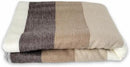 LATITUDE ZERO, Alpaca Wool Throw Blanket | Warm, Ultra-Soft, Breathable, Non-Itchy Blanket-Throw | Hypoallergenic and Beautiful Fabric (Brown) by CozyNest Decor