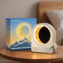 Sunrise Alarm Clock, White Noise Machine & Meteor Moonlight - 10 Soothing Sounds, Dual Alarms, 30/60/90min Timer, Easy Snooze - Bedroom Gift for Insomnia Adults/Women - White by TinyTreasures Baby Boutique