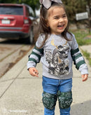 Soft-Style Kids Knee and Elbow Pads with Bike Gloves, Flexible Impact-Resistant Gear for Ages 2-11, Designed for Balance Bikes, Roller-Skating, and Skateboarding by TinyTreasures Baby Boutique