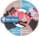 Soft-Style Kids Knee and Elbow Pads with Bike Gloves, Flexible Impact-Resistant Gear for Ages 2-11, Designed for Balance Bikes, Roller-Skating, and Skateboarding by TinyTreasures Baby Boutique