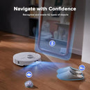 roborock Qrevo Master Robot Vacuum and Mop Combo, 10,000Pa Suction, FlexiArm Design Side Brush & Mop, Auto Mop Washing & Drying, Self-Emptying&Refilling, Dock Self-Cleaning, Obstacle Avoidance, White by CozyNest Decor