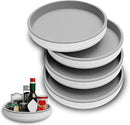 4 Pack 10 Inch Non-Skid Lazy Susan Turntable Organizers - Spinning Rack for Pantry Organization and Storage, Kitchen, Cabinet, Fridge, Bathroom Vanity, Countertop, Under Sink Organizing, Spice Rack by CozyNest Decor