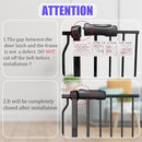 Extra Wide 57.5-62 Inch Large Baby Gates for Stairs, Doorways - No Drilling, Pressure Mounted Pet Gates for Kids & Dogs by TinyTreasures Baby Boutique