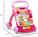 VTech Sit-to-Stand Learning Walker (Frustration Free Packaging), Pink by TinyTreasures Baby Boutique