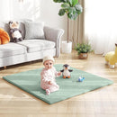 Baby Play Mat 48"x48" – Thick, Non-Slip Foam Mat for Babies and Toddlers. Foldable, Scrubbable, Odorless, and Soft, Ideal for Playpens, Crawling, and Indoor Playtime-Green by TinyTreasures Baby Boutique