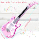 Kids Toddler Baby Childrens Electric Toy Guitar with Strap Ideal for 3 4 5 7 8 Year Old Boys Girls Gifts(Pink) by TinyTreasures Baby Boutique