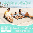 Oversized Turkish Beach Towel Blanket Cotton Giant XL Sandproof Towels Huge Linen XXL Extra Large Big Throw Quilt Blankets for Adults Beige Dolphin by TinyTreasures Baby Boutique