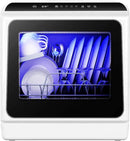 EUHOMY Countertop Dishwasher with 5L Built-in Water Tank& Inlet Hose Portable Mini Dishwashers with 6 Programs for Small Apartments, Dorms and RVs,High-Temp& Air-Dry Function, No Hookup Needed by CozyNest Decor