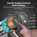 Cordless Vacuum Cleaner, Upgraded 580W 48KPA 65Mins Vacuum Cleaners for Home, Stick Vacuum with Self-Standing and Touch Screen, Anti-Tangled Handheld Vacuum for Pet Hair, Floors, Carpets, K10 by CozyNest Decor