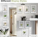 Picture Frame Plant Holder, Wall Mount Plants shelf Indoor Outdoor, Metal Hanging Planters Stand Decor, Window Planter Hanger Shelves, Modern Floating Ornament Rack Art for Home & Garden(White 3pc) by GreenHaven Gardens